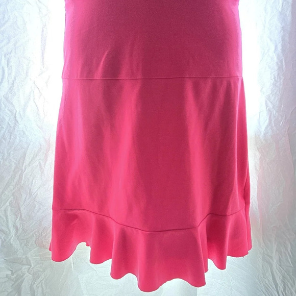 Pretty Pink Ruffle Hem Dress EUC - Picture 3 of 11